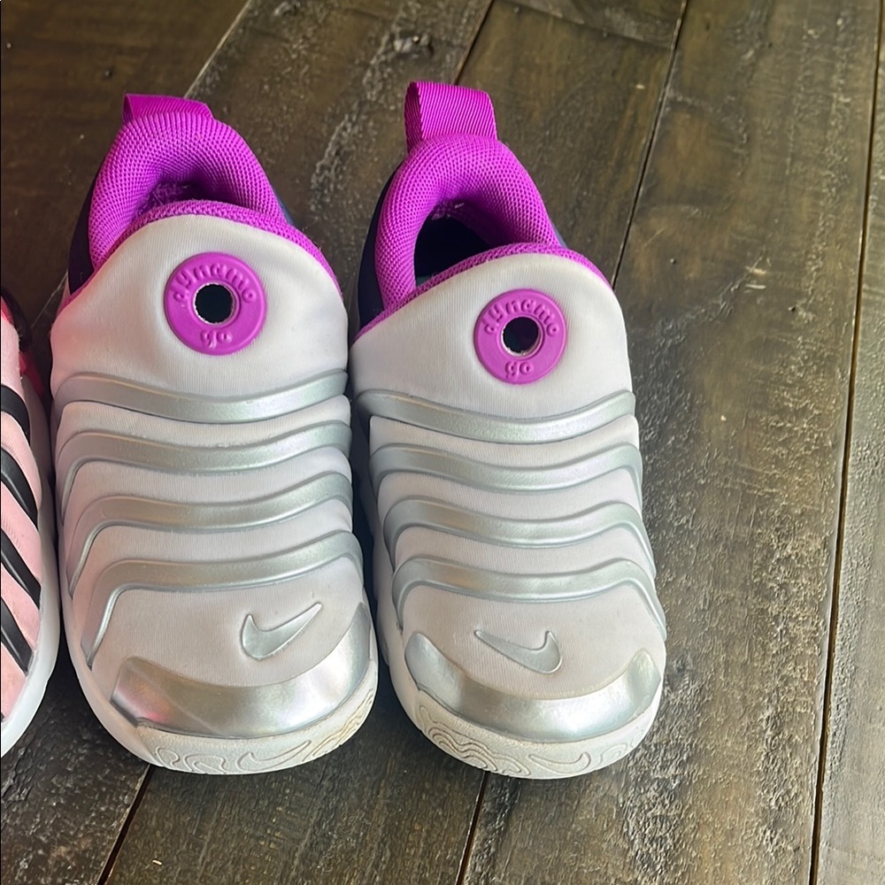 Nike Kids' Pink and Purple Slip-On Shoes - Picture 4 of 14
